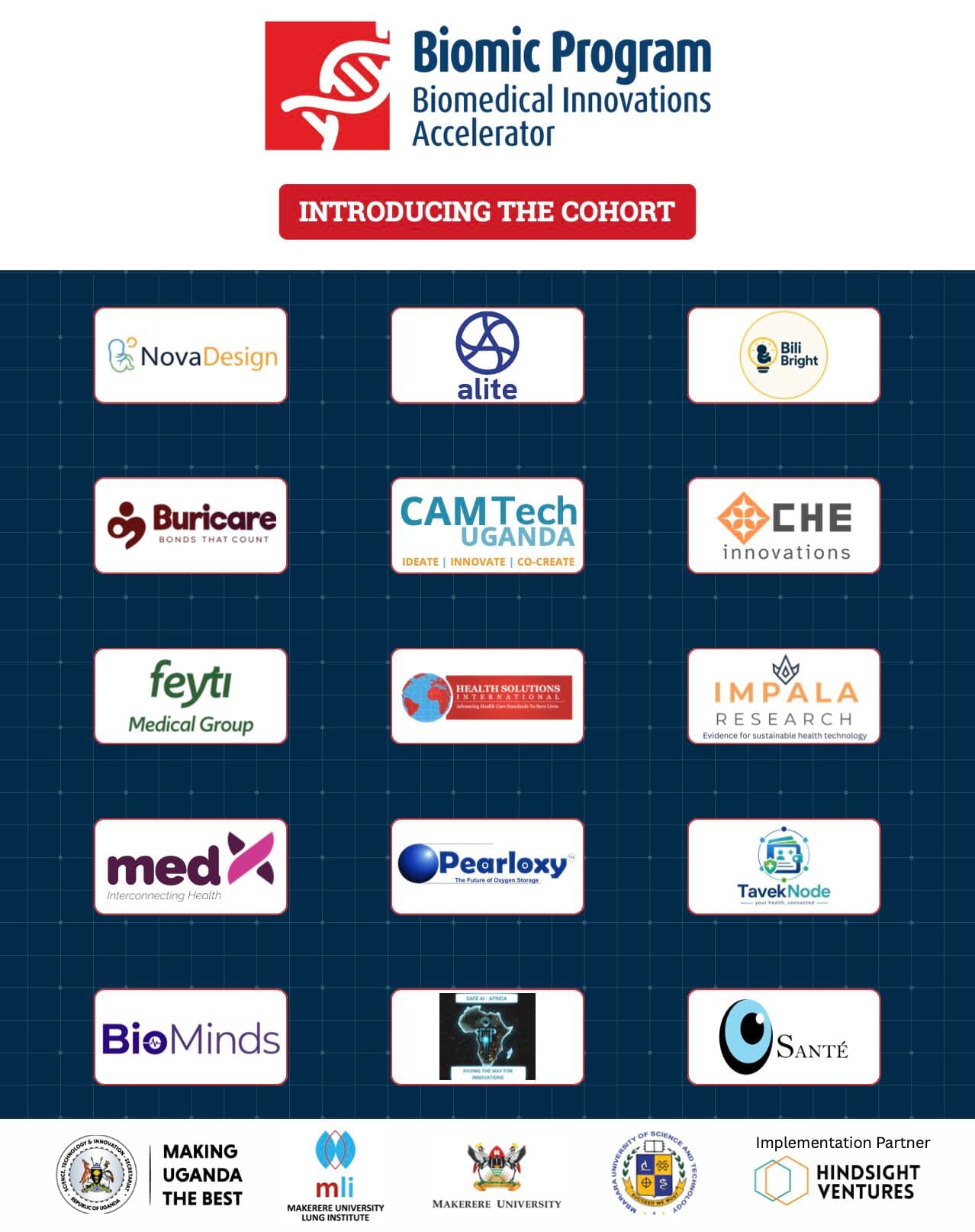 SAFE AI-AFRICA selected among the Top 15 startups in the BIOMIC Accelerator Program